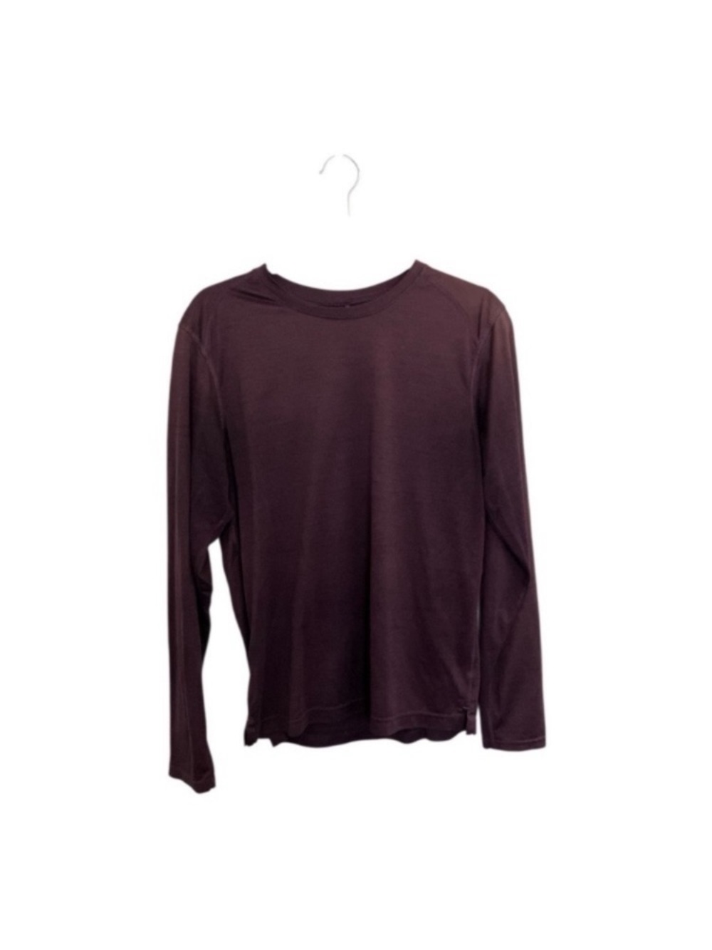 REI Men's Long Sleeve Crew Neck Shirt Dark Brown - Picture 3 of 6